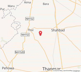 Map of Tangaur, Haryana