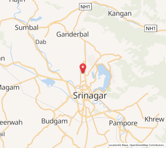 Map of Tangpura, Kashmir