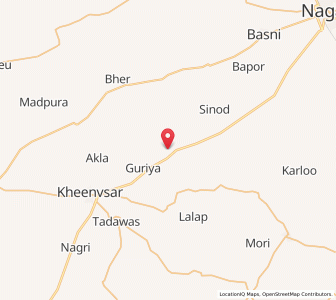 Map of Tankla, Rajasthan