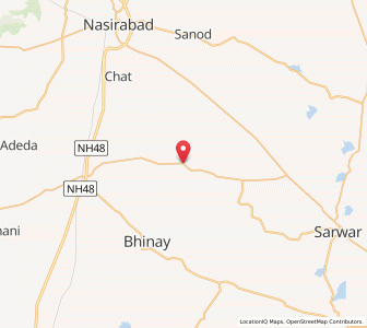 Map of Tantuti, Rajasthan