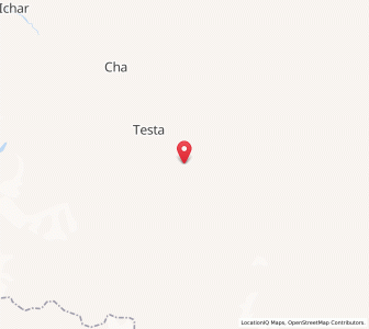 Map of Tanze, Kashmir