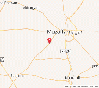 Map of Taoli, Uttar Pradesh
