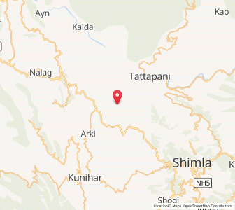 Map of Tapakari, Himachal Pradesh