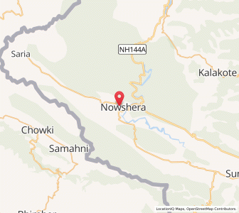 Map of Tapiala, Kashmir