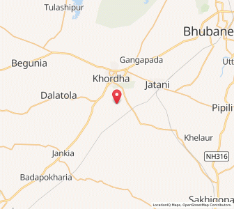 Map of Taraboi, Odisha