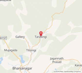 Map of Tarasingi, Odisha