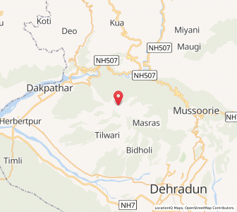 Map of Tarauli, Uttarakhand