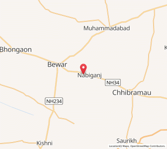Map of Tarawa, Uttar Pradesh