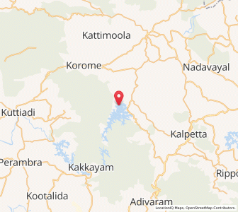 Map of Tariyod, Kerala