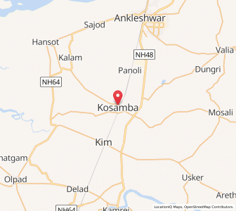 Map of Tarsadi, Gujarat
