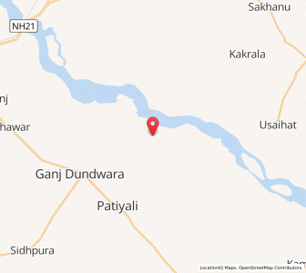 Map of Tarsi, Uttar Pradesh