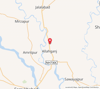 Map of Tatiari, Uttar Pradesh