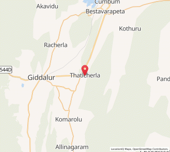 Map of Taticherla, Andhra Pradesh