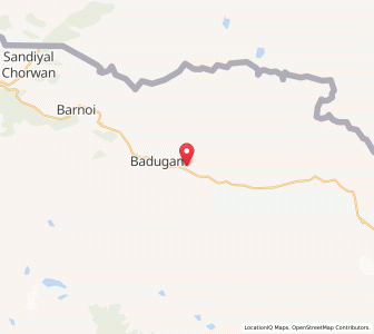 Map of Tatri Thal, Kashmir