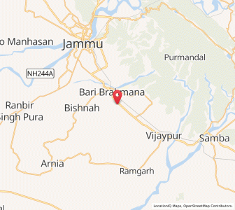 Map of Tawela Mahin, Kashmir