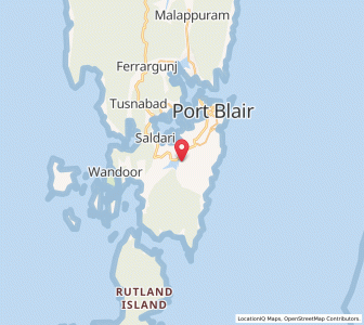 Map of Taylerabad, Andaman and Nicobar Islands