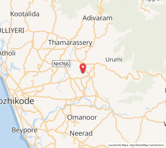 Map of Tazhekkod, Kerala