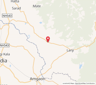 Map of Tedwa, Madhya Pradesh