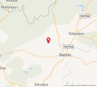 Map of Tehroli, Madhya Pradesh