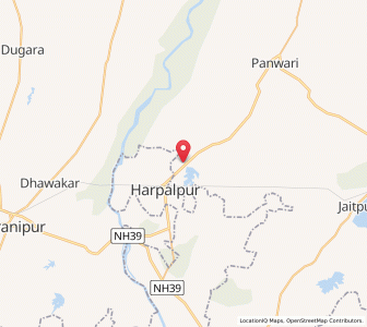 Map of Teia, Uttar Pradesh
