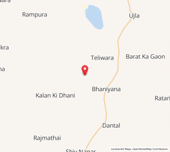 Map of Tejmalan Ki Dhani, Rajasthan