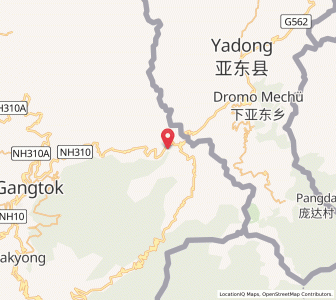 Map of Tekhug, Sikkim
