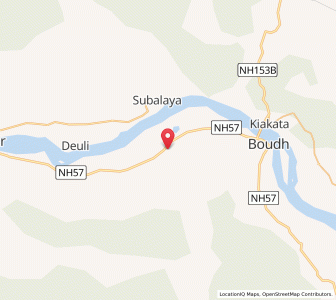Map of Telibandh, Odisha