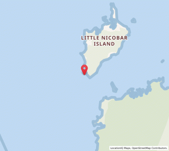 Map of Temain, Andaman and Nicobar Islands