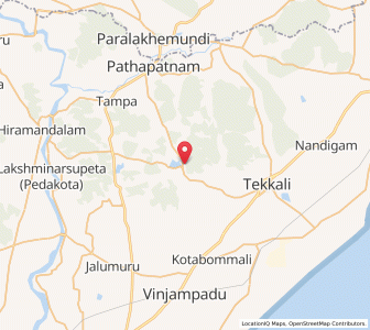 Map of Temburu, Andhra Pradesh