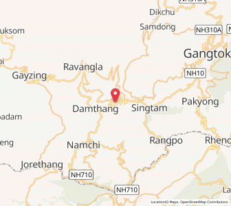 Map of Temi, Sikkim