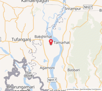 Map of Tengnarpat, Assam