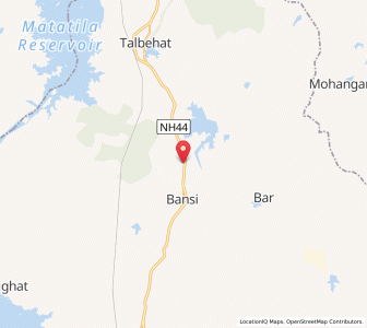 Map of Tenta, Uttar Pradesh