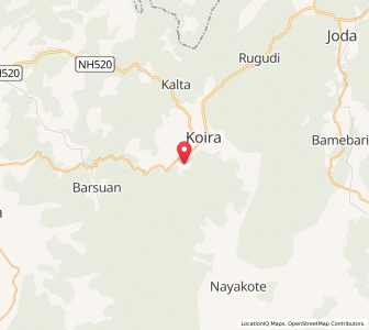 Map of Tentodih, Odisha