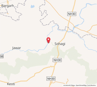 Map of Teonthar, Madhya Pradesh