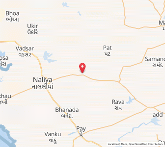 Map of Tera, Gujarat