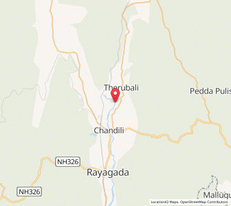 Map of Teravali, Odisha