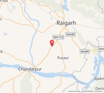 Map of Tetla, Chhattisgarh
