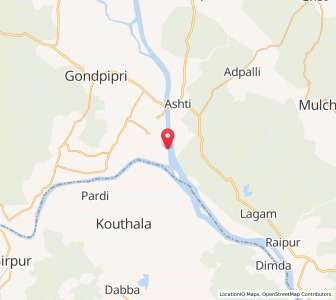 Map of Thakri, Andhra Pradesh