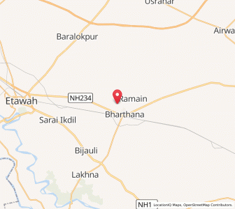 Map of Thakurpura, Uttar Pradesh