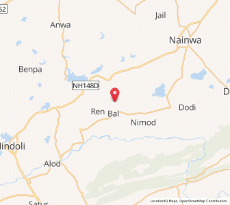 Map of Thaliyan, Rajasthan