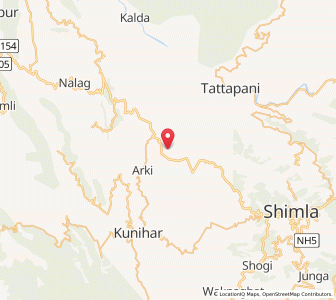 Map of Thalog, Himachal Pradesh