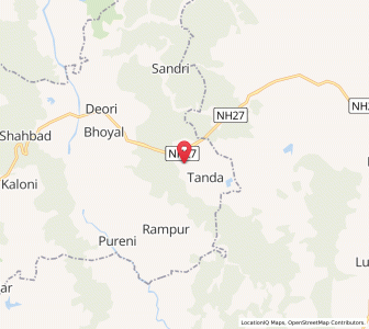 Map of Thana Kasba, Rajasthan