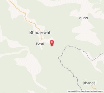 Map of Thanala, Kashmir