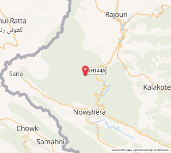 Map of Thanda Dab, Kashmir