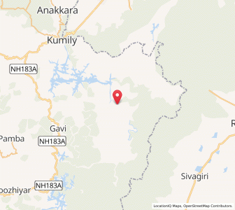 Map of Thanikudi, Kerala