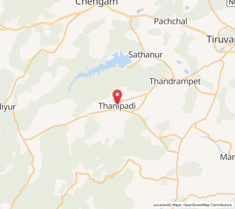 Map of Thanipadi, Tamil Nadu