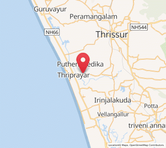Map of Thanniyam, Kerala