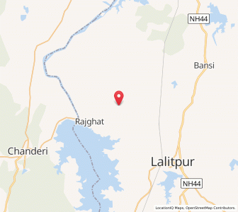 Map of Thanwara, Uttar Pradesh