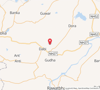 Map of Thari, Rajasthan