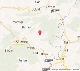 Map of Tharoch, Himachal Pradesh
